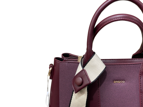 BAGCO Maroon Handbag