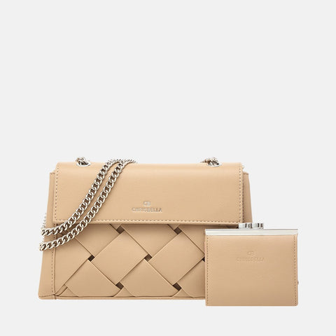 Chrisbella Brown Handbag