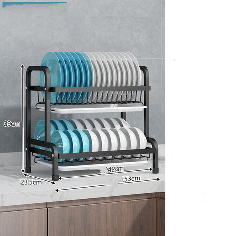 Double-layer Supplies Rack