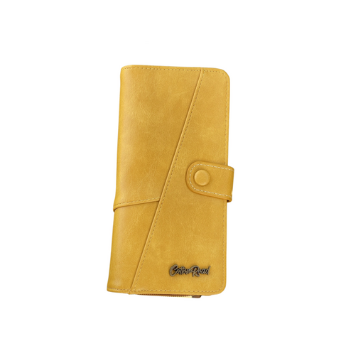 Mustard Yellow Leather Wallets