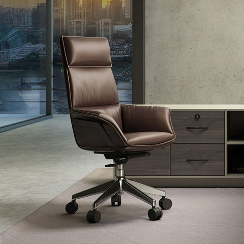 High-Quality Dark Brown Staff Office & Home Chair