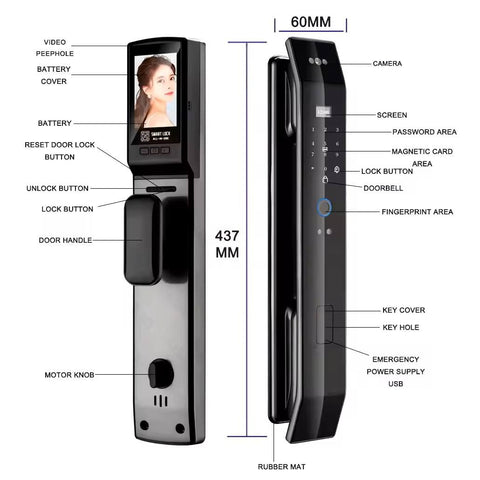 Biometric Smart Door Lock  - F010