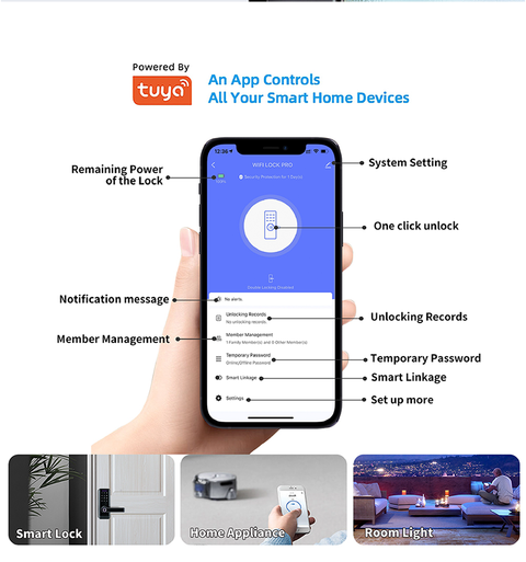 Biometric Smart Door Lock  - S035