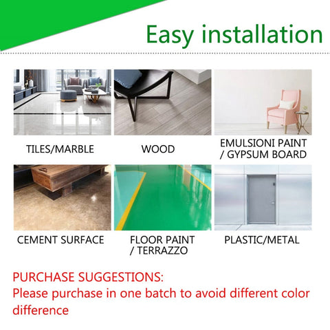 10pcs Marble Floor Sticker