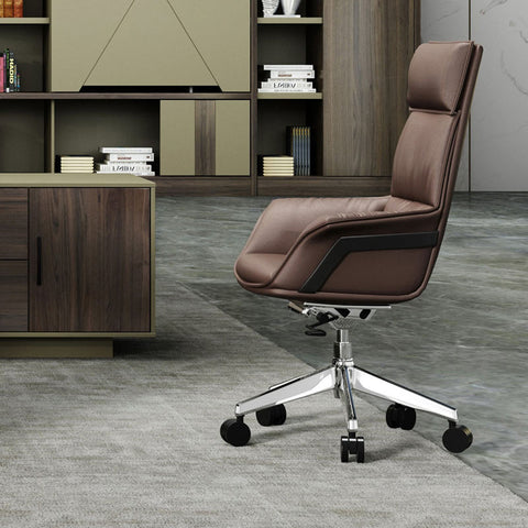 High-Quality Dark Brown Staff Office & Home Chair