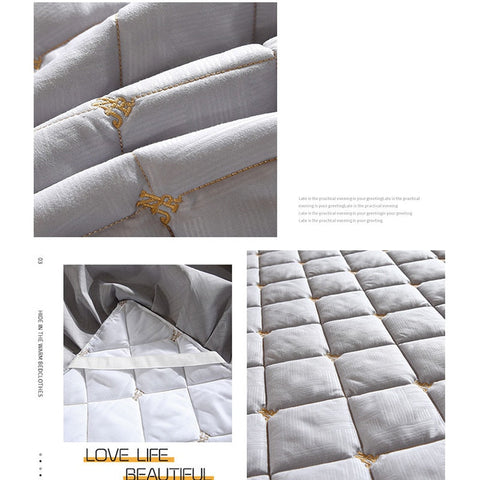 Luxury Quilted Bed Skirt
