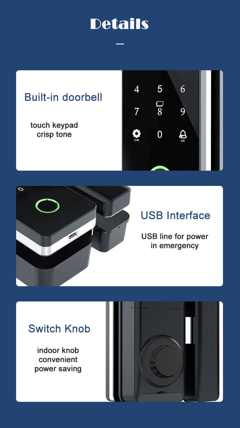 Biometric Smart Door Lock  - G009