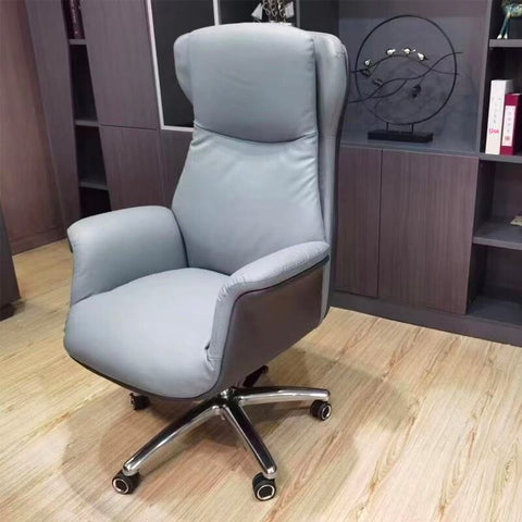 High Back Grey Executive Recliner Chair