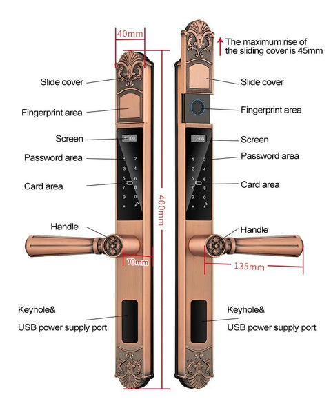 Biometric Smart Door Lock  - S040