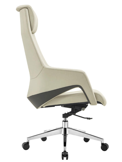 High-Quality Ergonomic Beige Staff Office Chair