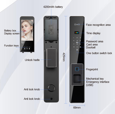 Biometric Smart Door Lock  - F003