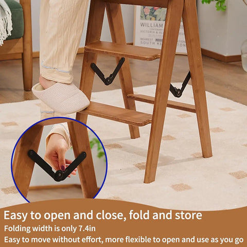 Step Stool Bamboo