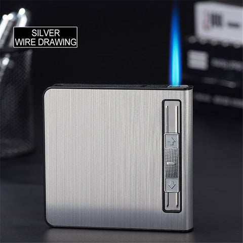 Automatic Pop-Up Cigarette Case Lighter