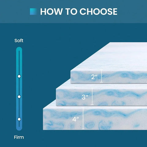 Bed Topper for Back Pain Relief