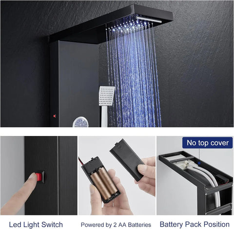 LED Shower Panel