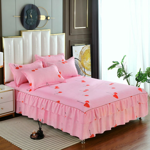 Bed Skirt Printed Flower