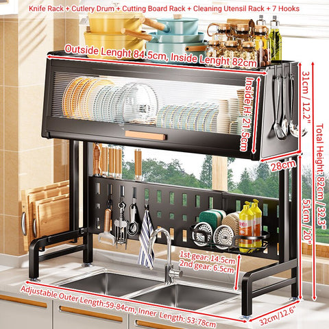 Adjust Dish Drying Rack