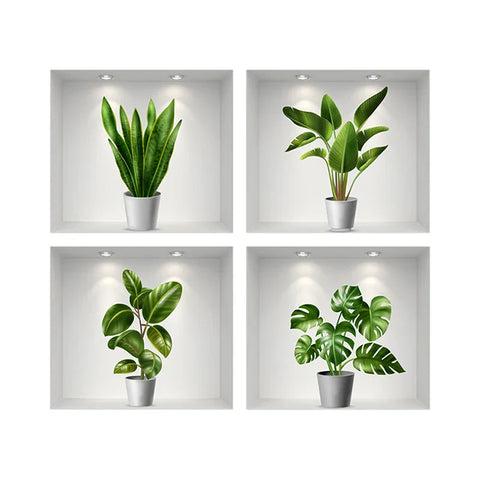 4 pcs Decorative Sticker