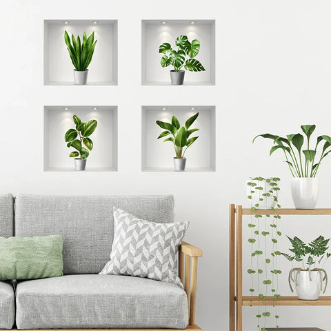 4 pcs Decorative Sticker