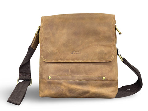 Messenger Crossbody Leather Bag