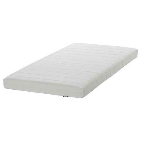 HEMNES Day-bed with 3 drawers/2 mattresses, white/AFJALL medium firm, 80x200cm