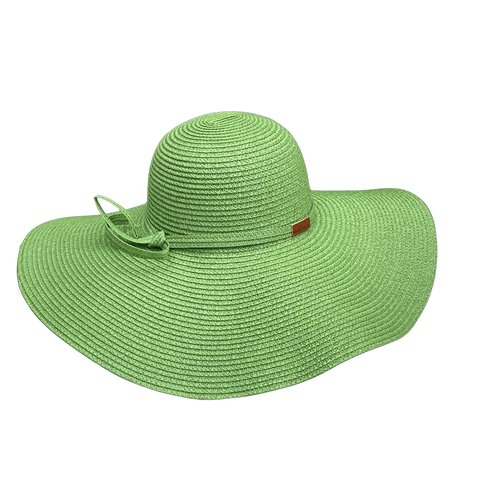 Panama Hat With Faux Leather Band