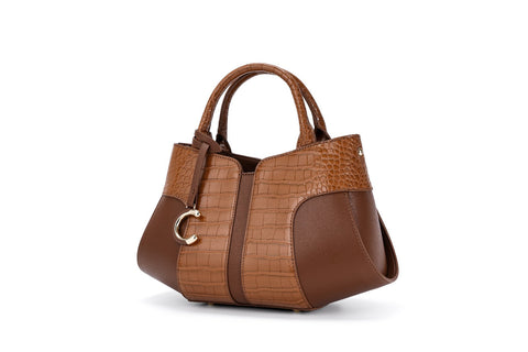 Chrisbella Classic Brown Handbag