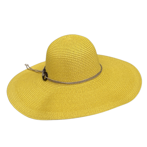 Wide Brim Hat with Rope