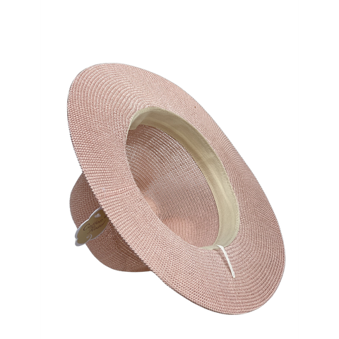 Panama Hat With Faux Leather Band