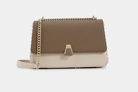 Chrisbella Classic Executive Beige Handbag