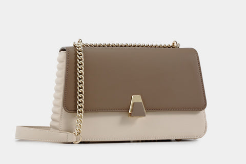 Chrisbella Classic Executive Beige Handbag