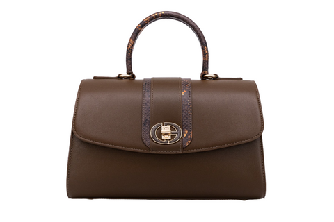 Chrisbella Executive Beige Handbag