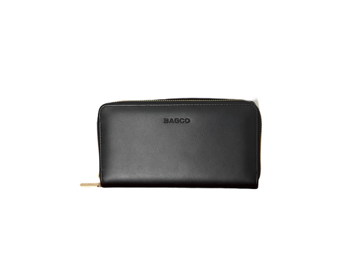 BAGCO Smooth Black Wallet