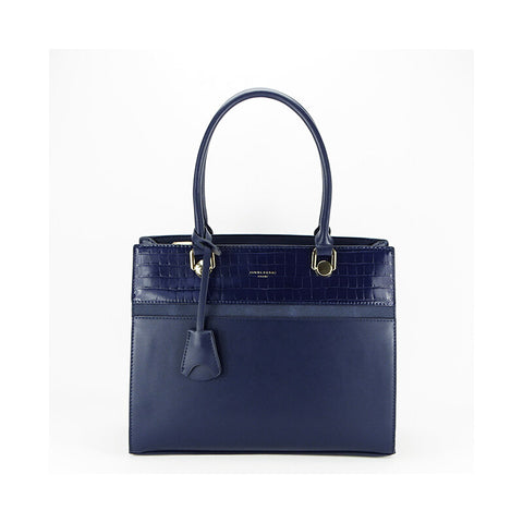 David Jones Blue Executive Handbag DJ293M