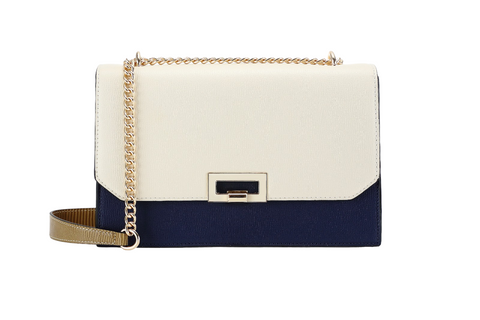 BAGCO Two-Tone Blue Handbag -BX012304073