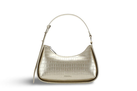 Chrisbella Classic Gold Shoulder Bag