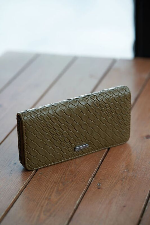 David Jones Military Green Wallet DJ514N