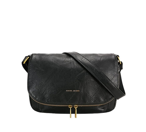 David Jones Classic Black Crossbody DJ609N