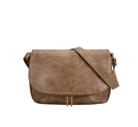 David Jones Classic D.Taupe Crossbody DJ611N