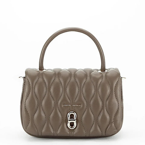 David Jones Chic Taupe Handbag DJ616N