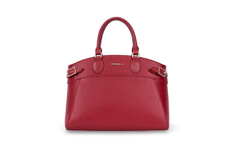 Chrisbella Red Shoulder Handbag