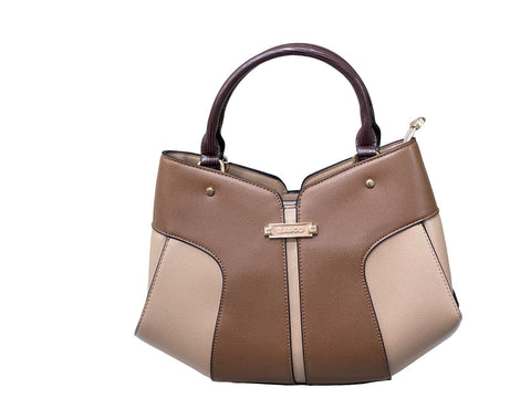 BAGCO Beige Handbag (Large) - B0132A71G00CO