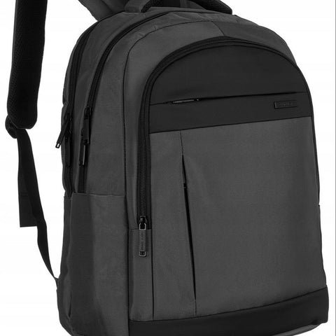 David Jones Grey Laptop Backpack Bag DJ714D