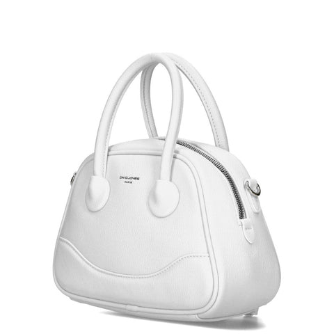 David Jones Classic White Shoulder Bag DJ784D