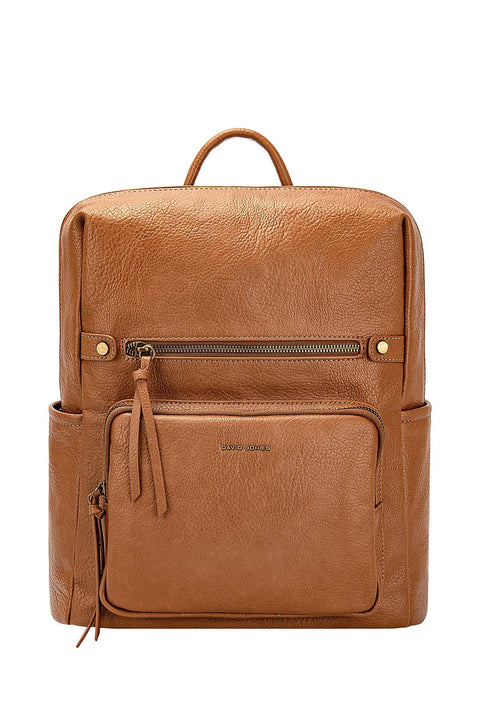 David Jones Classic Brown Backpack DJ780D