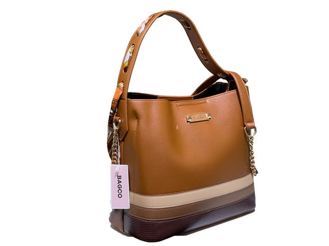 BAGCO Brown Tote Bag - BC6O090911D