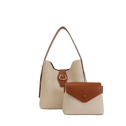 BAGCO Brown Tote Bag - BX012406059