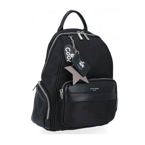 David Jones Black Backpack DJ809J