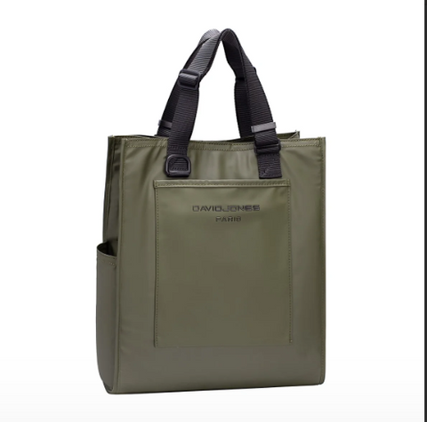 David Jones Military Green Tote Bag DJ831J