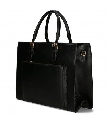 David Jones Black Spacious Tote Bag DJ836J